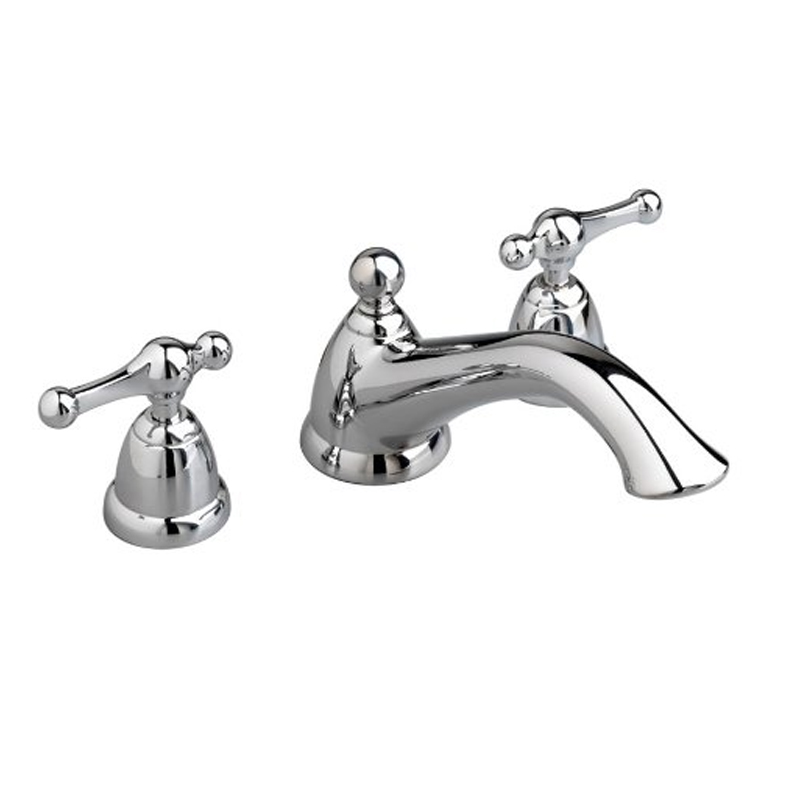 Enfield Deck Mounted Roman Tub Filler Faucet less Personal Shower Polished Chrome